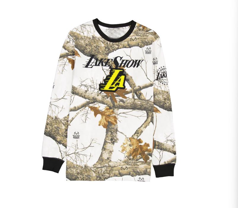 Men 2025 NBA Los Angeles Lakers long sleeve T shirts style 1->nba t-shirts->Sports Accessory